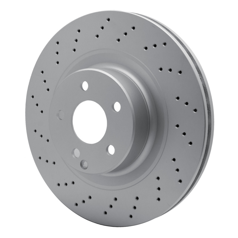 Mercedes-Benz S600 Brake Rotor (1) - Front - R1 Concepts - GeoSPEC Coated Rotor - Drilled - `01-`06